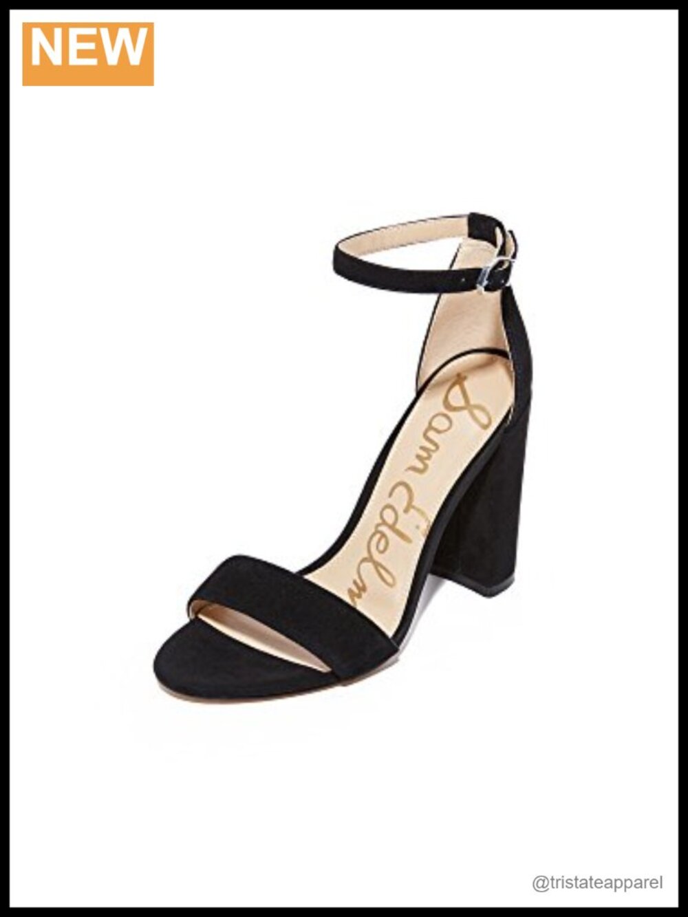 Sam Edelman Yaro Leather Suede Platform Heeled Sandals Block Heel